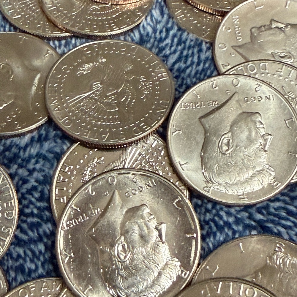 36 UNCIRCULATED 2021 KENNEDY HALF DOLLARS - Picture 10 of 12